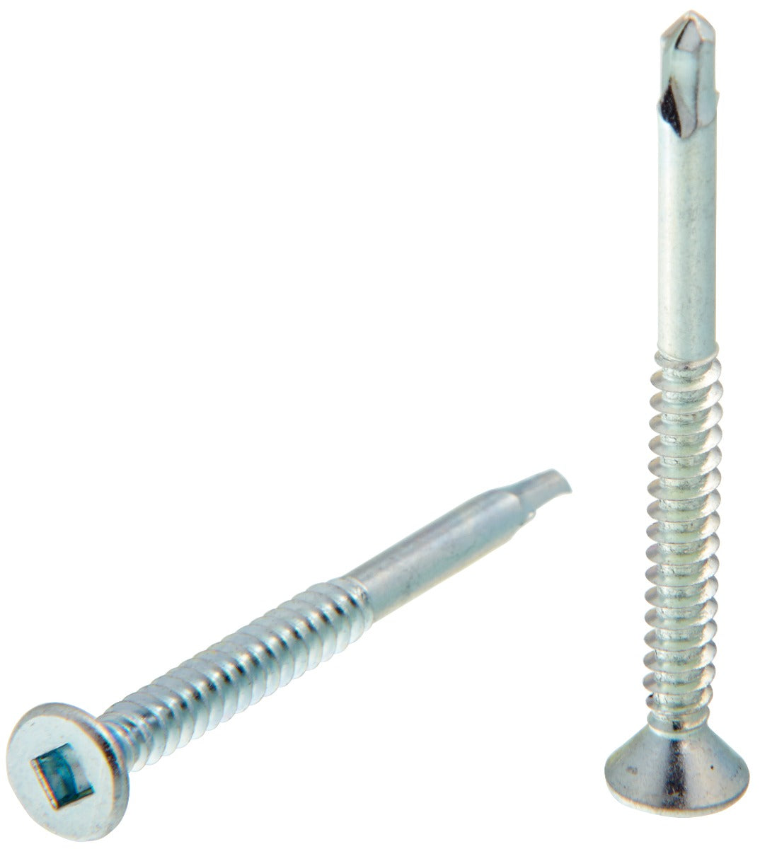 Senco no.8 x 2in no.2 square fine DuraSpin Wood to Heavy Steel Screws 08G200CKLFPS