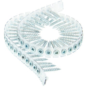 Senco no.8x1-1/4 no.2Sq CZc T17 Ft C2/3 DuraSpin Wood to Wood Screws 08L125CBLCTS