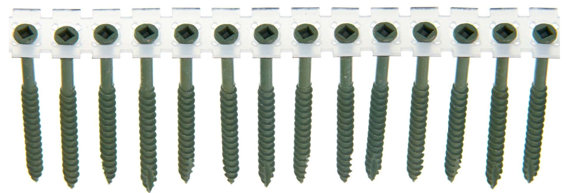 Senco no.8x2-1/2in WX3 no.2Sq Trim 17 C DuraSpin Composite Decking Screws 08R250W