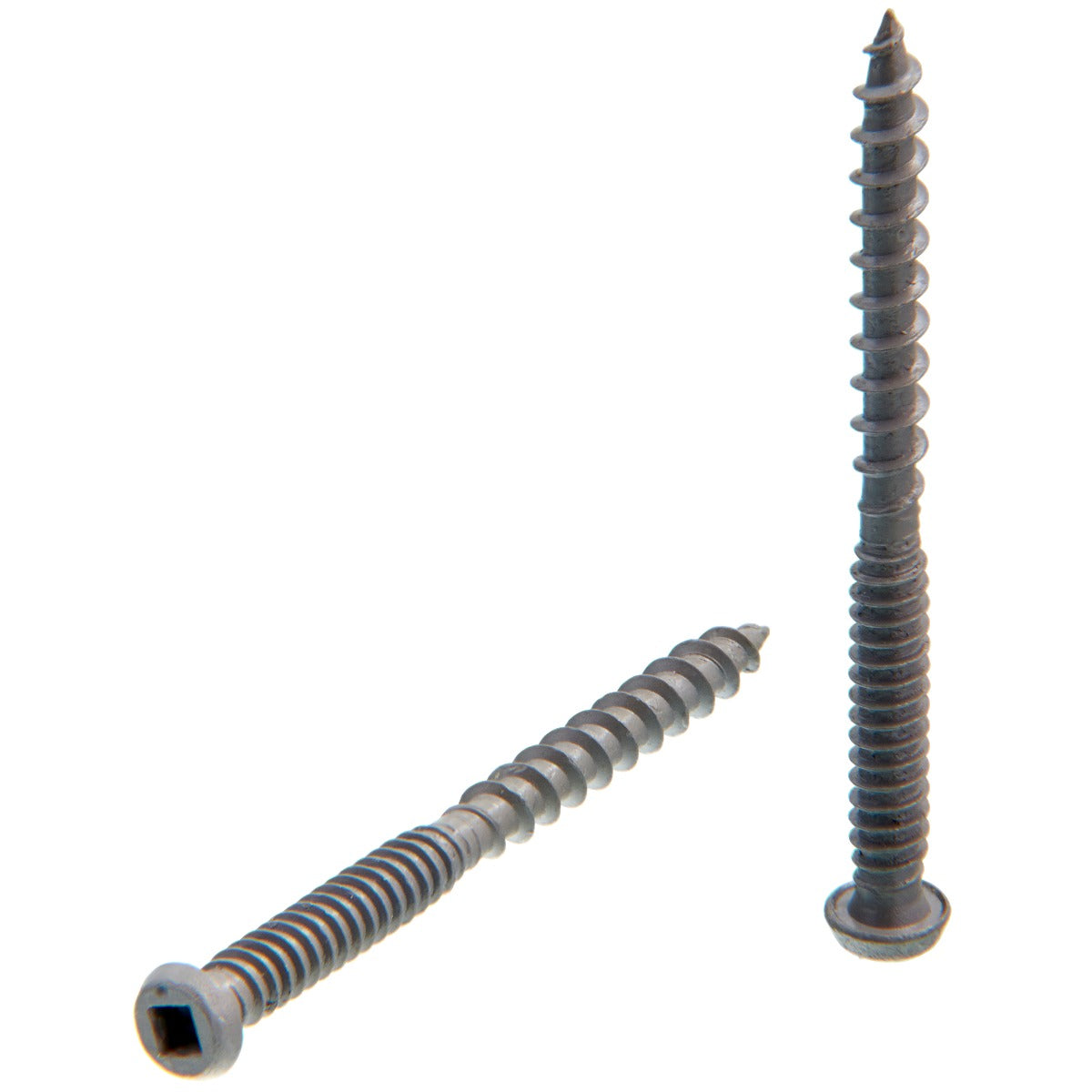 Senco no.8x2-1/2in WX3 no.2Sq Comp Gray DuraSpin Composite Decking Screws 08S250W003