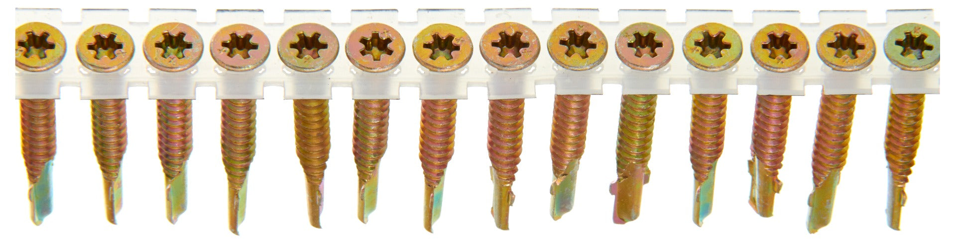 Senco no.12x 1-3/4in RxDr Yzc WgT 3Ft Fn DuraSpin Wood to Heavy Steel Screws 12G175YKLFAX