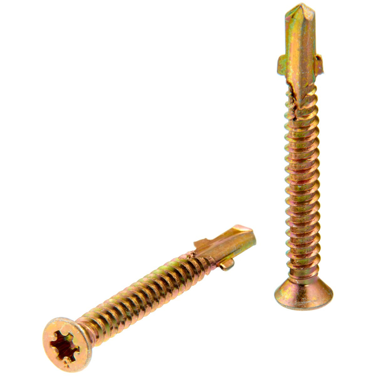Senco no.12x2 flat head Rex driv DuraSpin Wood to Heavy Steel Screws 12G200YKLFCX