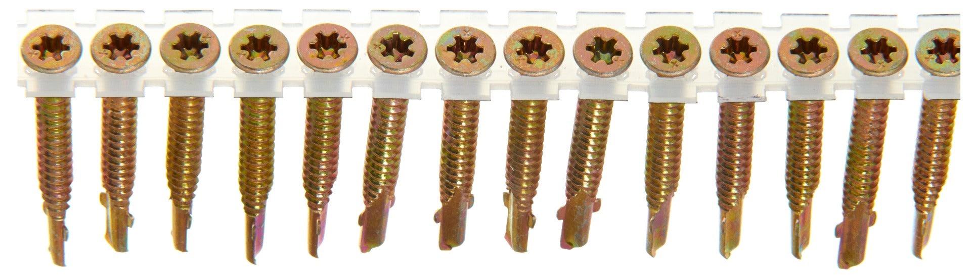 Senco no.12x2 flat head Rex driv DuraSpin Wood to Heavy Steel Screws 12G200YKLFCX