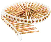 Senco no.12x2 1/2 in flat head DuraSpin Wood to Heavy Steel Screws 12G250YKLFCX