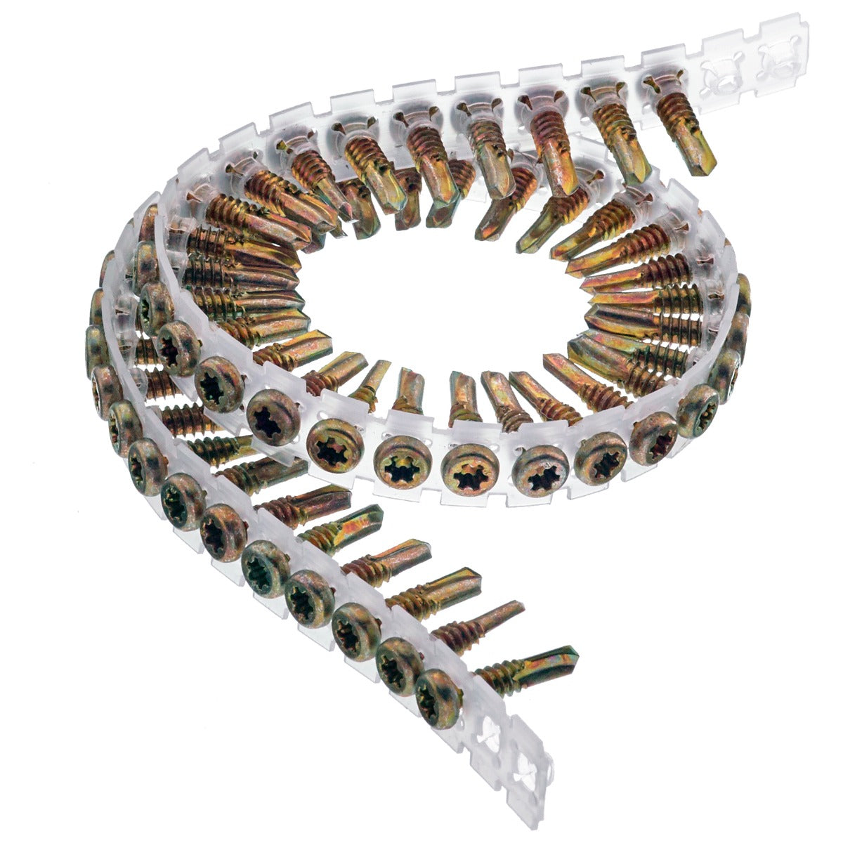 Senco no.12 x 7/8in Rex Drive Yellow Z DuraSpin Metal Attachment Screws 12M087YKFF4X