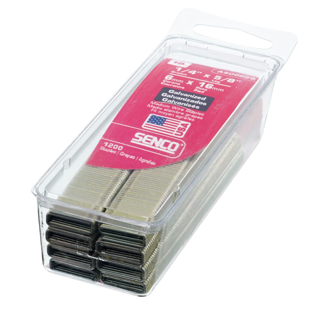 Senco 18 Ga. Crown 1/4in x 5/8 Medium Wire Staples A800629