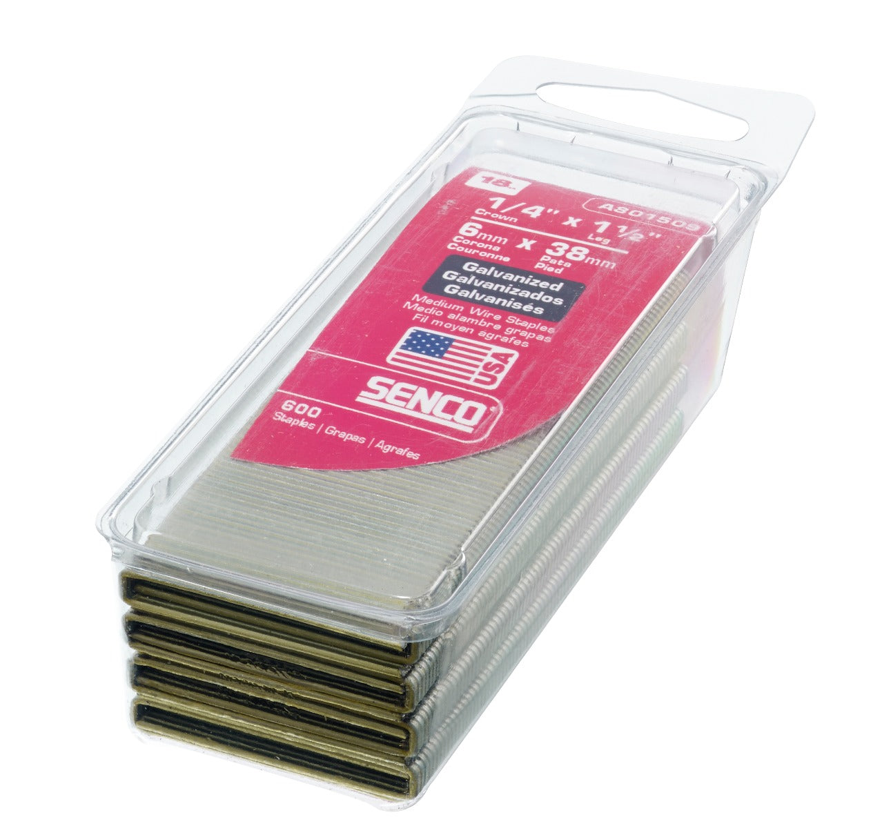 Senco 18 Ga. Crown 1-1/2in  x 1/4 Medium Wire Staples A801509