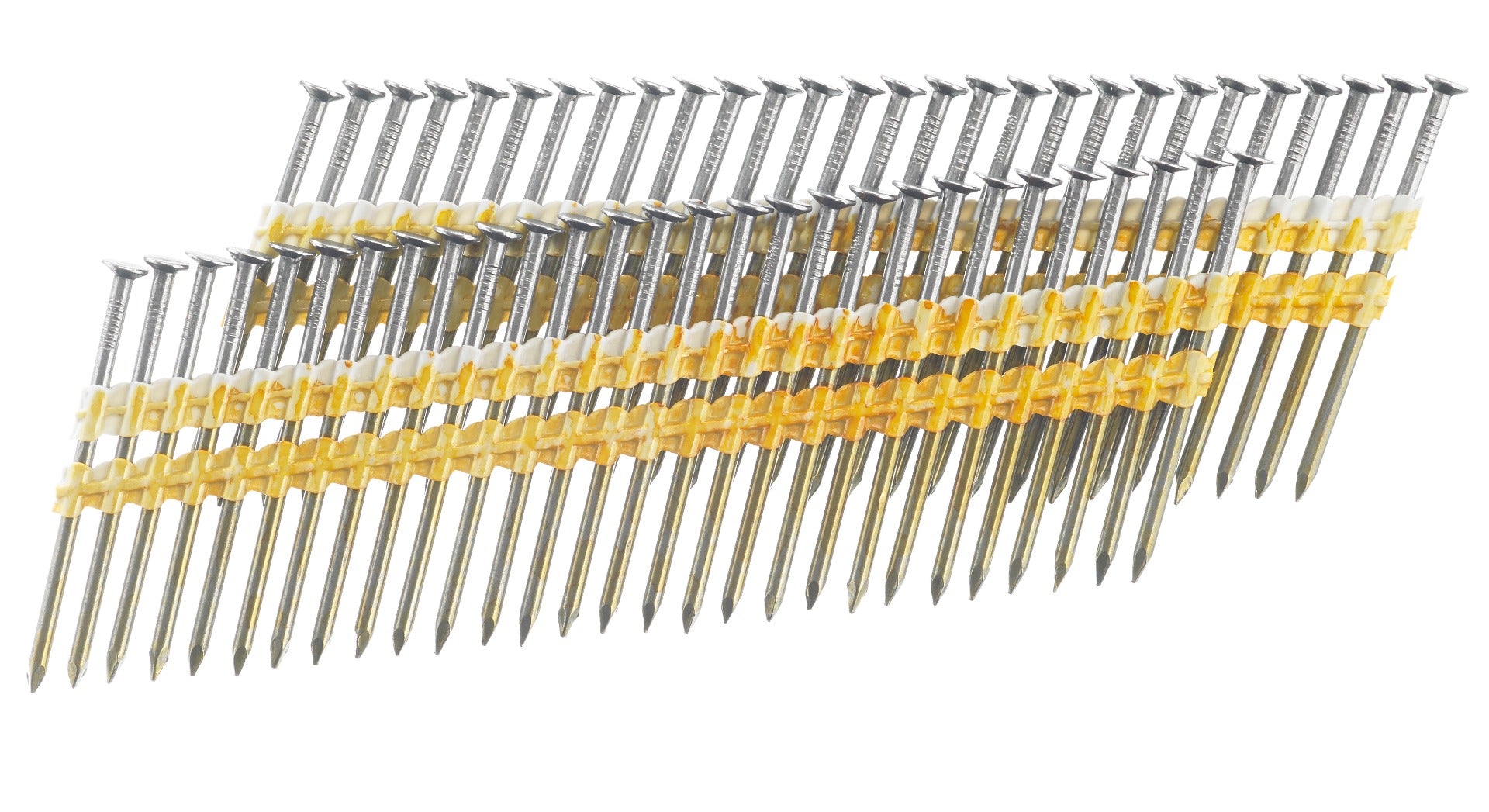 Senco 20 Deg. Angled Strip Full Round Head Smooth Shank .113 x 2 3/8in  Plastic Collated Nails GD24APBSN