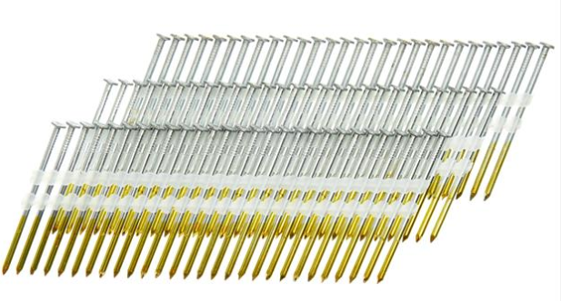 Senco 20 Deg. Angled Strip Full Round Head Smooth Shank .113 x 2-3/8in  Plastic Collated Nails GD24ASBS