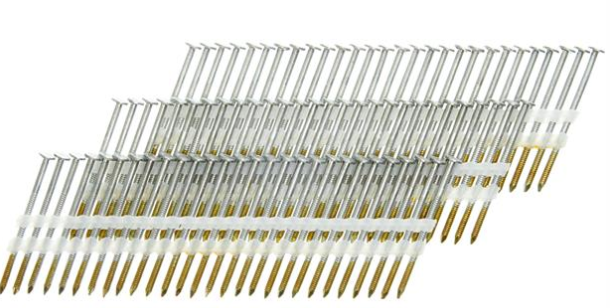 Senco 20 Deg Angled Strip Full Round Head Ring Shank .113 x 2in Plastic Collated Nails GL21ASBS