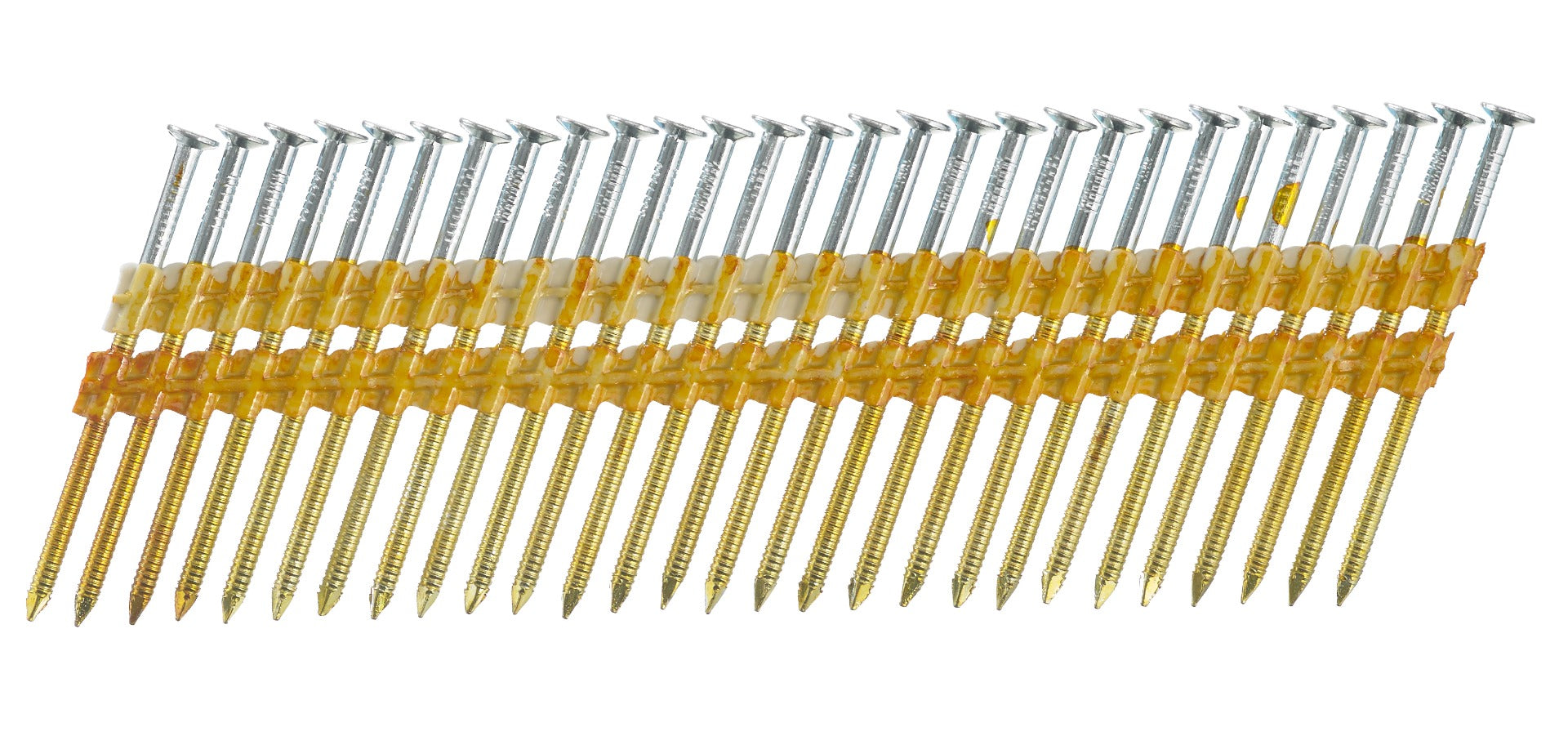 Senco 20 Deg. Angled Strip Full Round Head Ring Shank .113 x 2-3/8in Plastic Collated Nails GL24AABSN