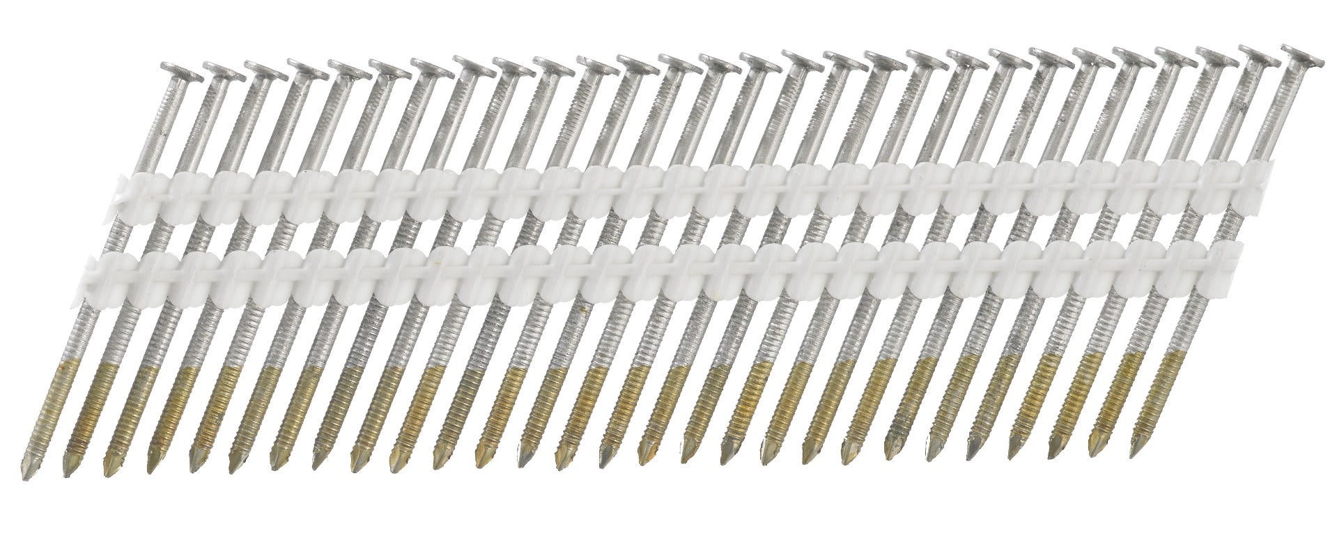 Senco 20 Deg. Angled Strip Full Round Head Ring Shank .113 x 2-3/8in Plastic Collated Nails GL24AGBS