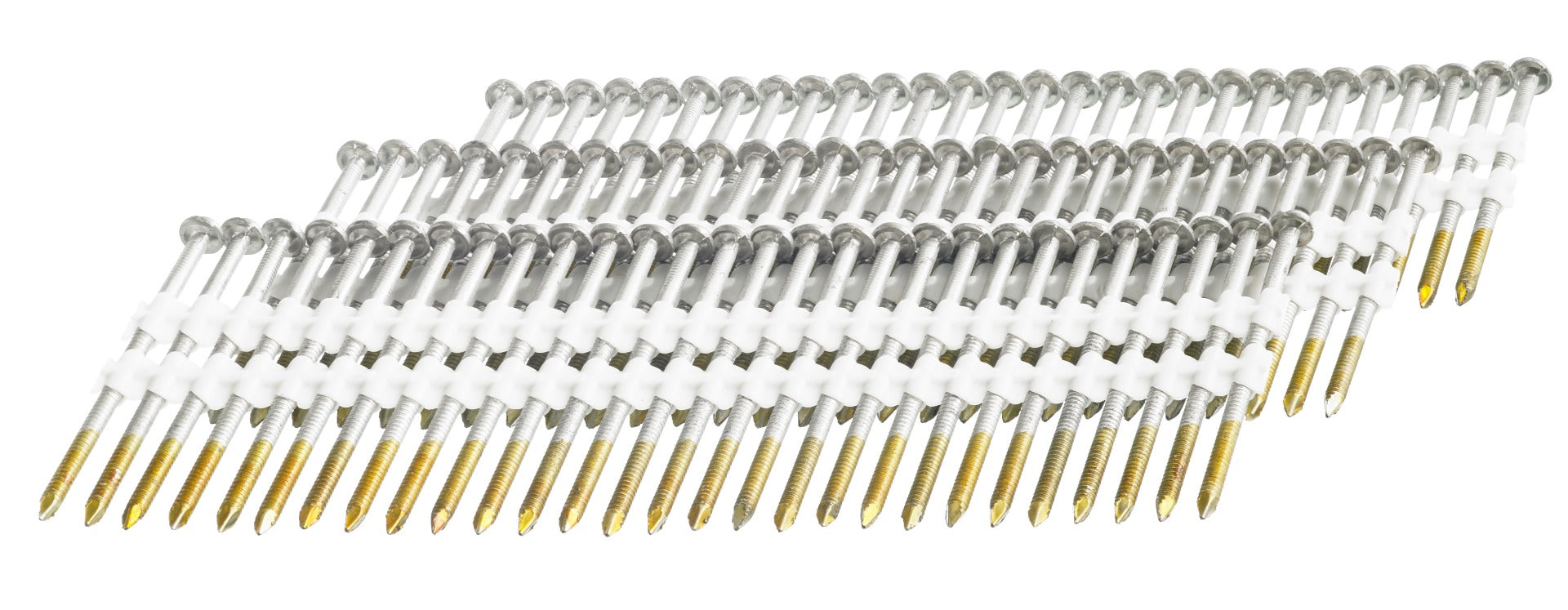 Senco 20 Deg. Angled Strip Full Round Head Ring Shank .113 x 2-3/8in Plastic Collated Nails GL24AGBS