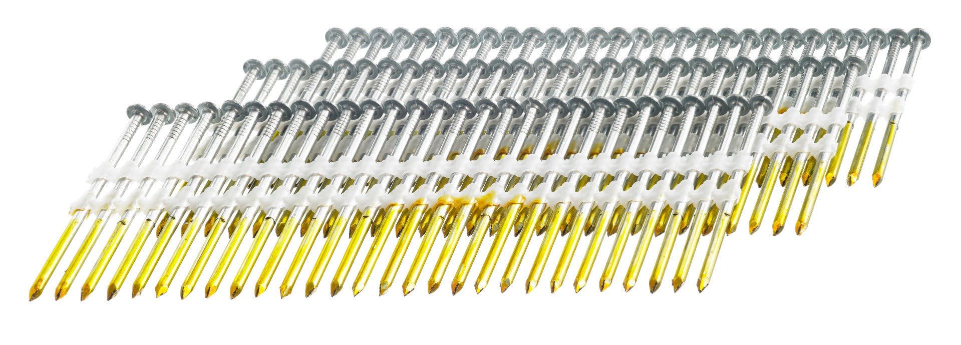 Senco 20 Deg. Angled Strip Full Round Head Smooth Shank .131 x 3in Plastic Collated Nails KD27ASBS