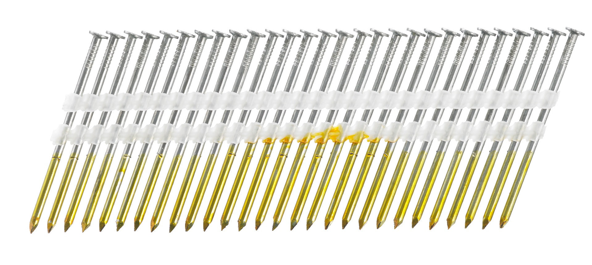Senco 20 Deg. Angled Strip Full Round Head Smooth Shank .131 x 3in Plastic Collated Nails KD27ASBS