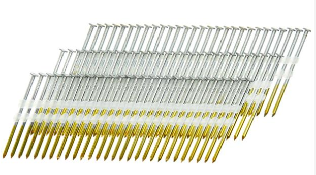 Senco 20 Deg. Angled Strip Full Round Head Smooth Shank  .131 x 3 1/4in  Plastic Collated Nails KD28APBSN