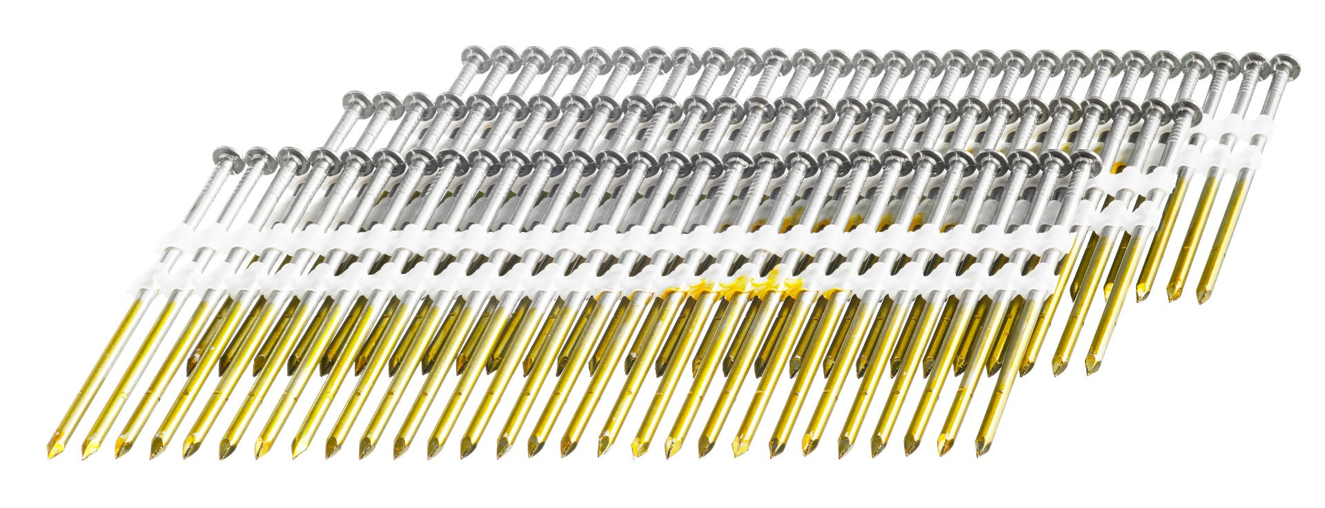 Senco 20 Deg. Angled Strip Full Round Head Smooth Shank .131 x 3 1/2in Plastic Collated Nails KD29APBSN