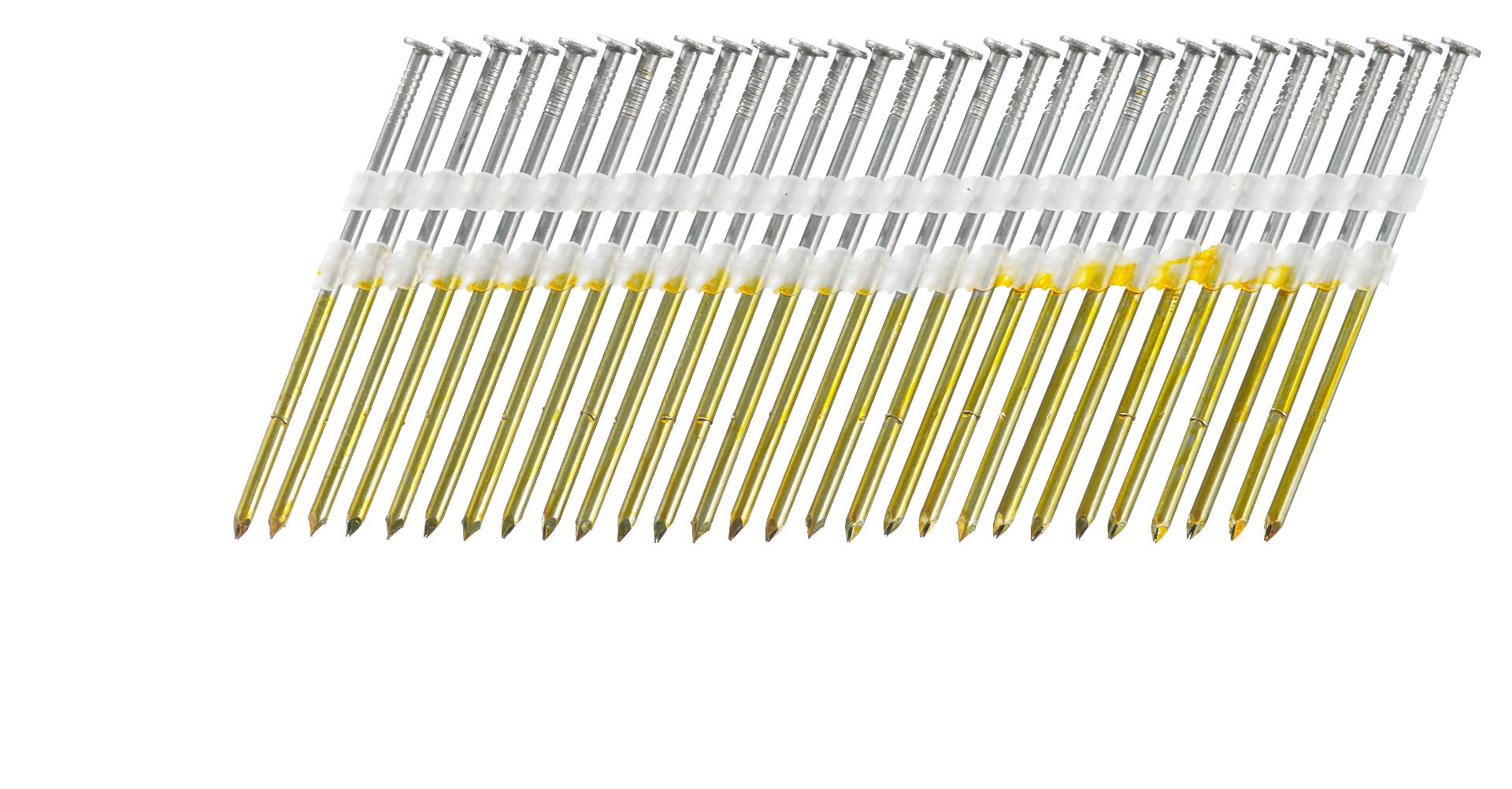 Senco 20 Deg. Angled Strip Full Round Head Smooth Shank .131 x 3-1/2in Plastic Collated Nails KD29ASBS