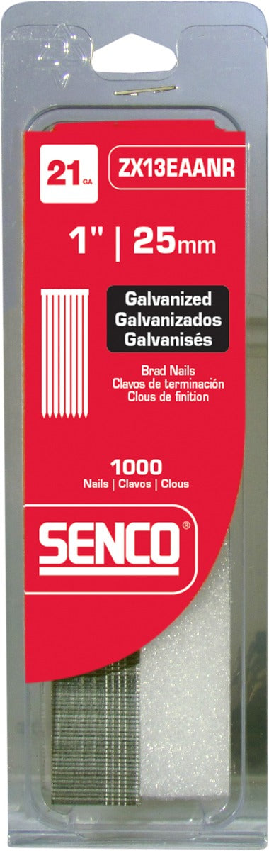 Senco 21 Ga. Straight Strip 1in Medium Head Pins ZX13EAA