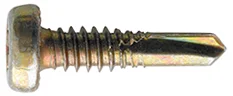 Senco #10 x 3/4", Rex, Yellow Zinc, Flat Pan, T4 Drill, 22 TPI, 8000 ct 10M075YLFT4X