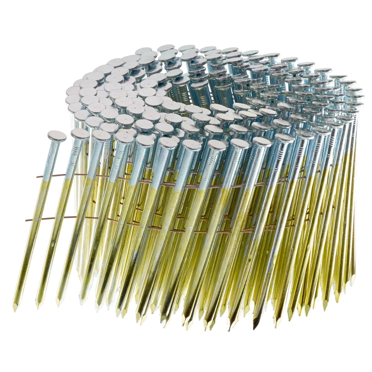Senco .099 x 1-1/2" BB 15deg Smooth Shank Coil Nails, Plastic Carrier, 6000 ct BD17APBC