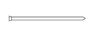 Senco 15 x 2-1/2in EG 34deg Angled Strip Finish Nails, 1000-Pack DA25EABR