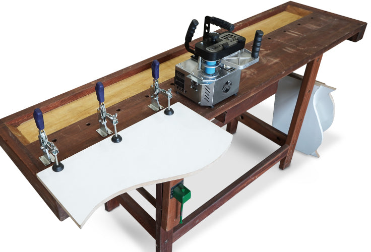 Maksiwa Portable Edgebander with Table, Manual, 1 Phase, 110V CBC.FLEX
