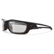 Edge Eyewear Kazbek XL Safety Glasses, Black Frame, Clear Lens SK-XL111