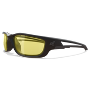 Edge Eyewear Kazbek XL Safety Glasses, Black Frame, Yellow Lens SK-XL112