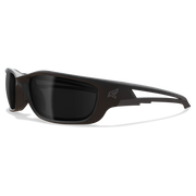 Edge Eyewear Kazbek XL Safety Glasses, Black Frame, Smoke Vapor Shield Lens SK-XL116VS