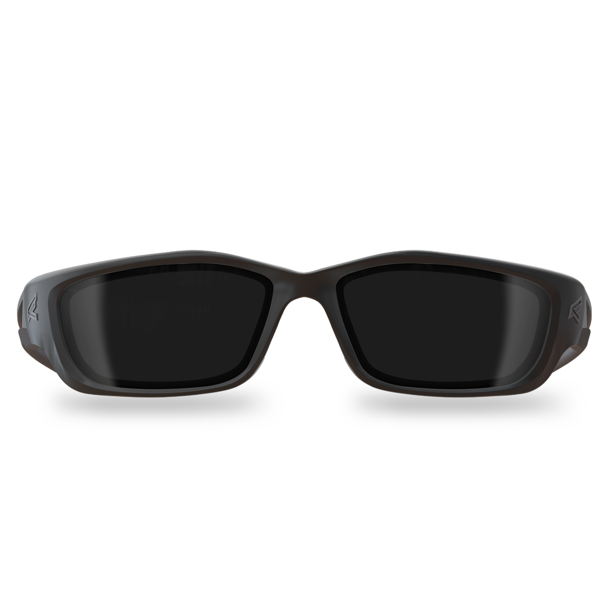 Edge Eyewear Kazbek XL Safety Glasses, Black Frame, Smoke Vapor Shield Lens SK-XL116VS