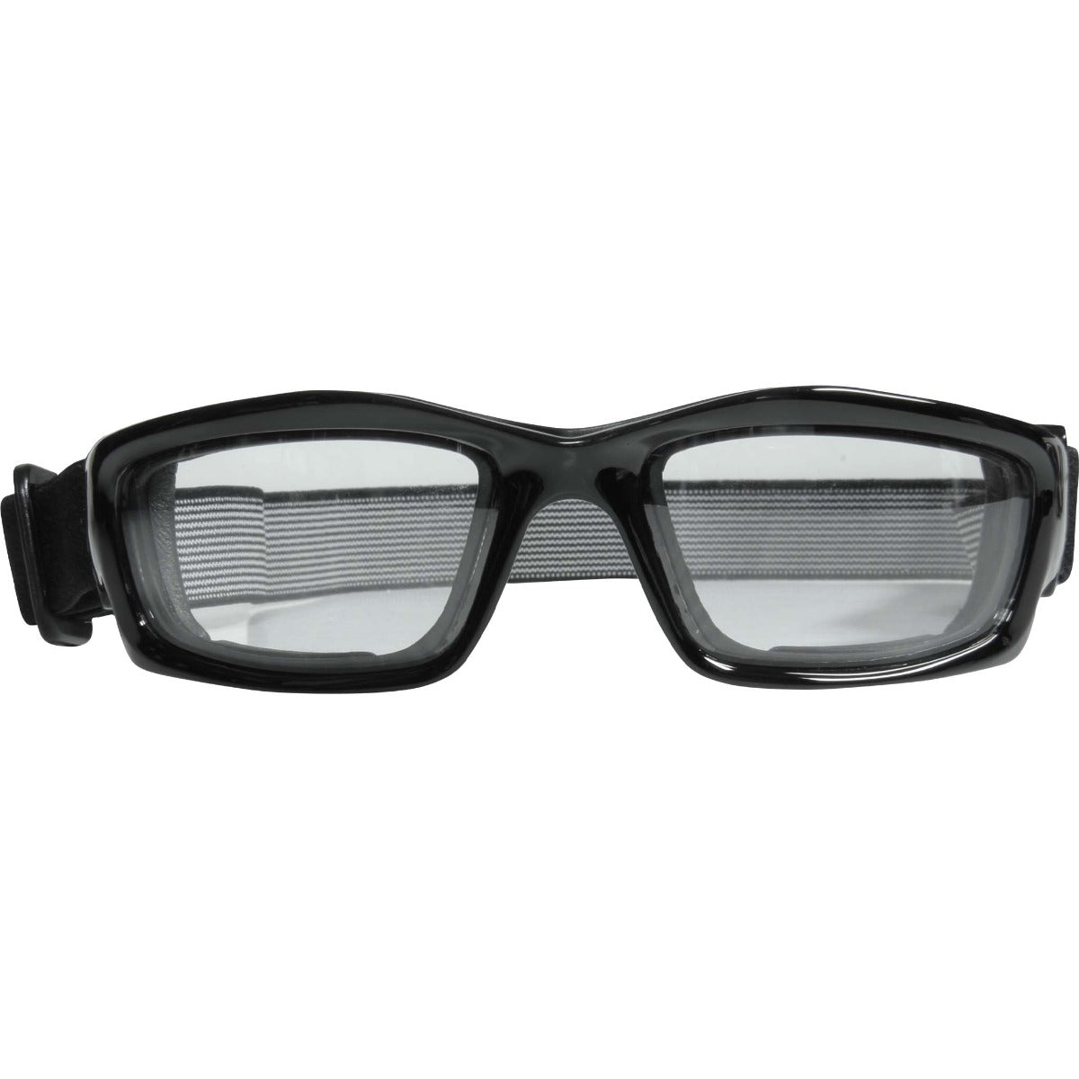 Edge Eyewear SK111-SP, Edge Eyewear Kazbek Conversion Kit Safety Glasses, Black Frame & Strap, Clear Vapor Shield Lens SK111-SP