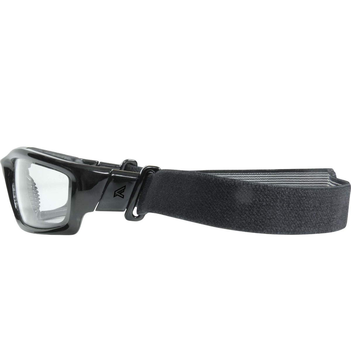 Edge Eyewear SK111-SP, Edge Eyewear Kazbek Conversion Kit Safety Glasses, Black Frame & Strap, Clear Vapor Shield Lens SK111-SP