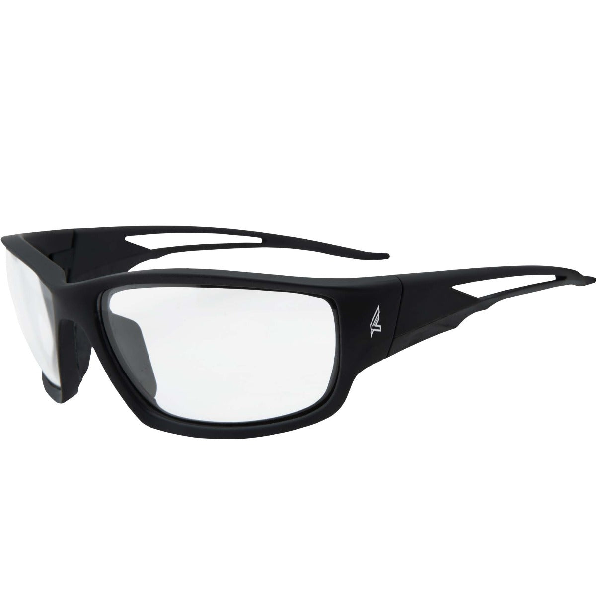 Edge Eyewear Kazbek Safety Glasses, Black Frame, Clear Vapor Shield Lens SK111VS