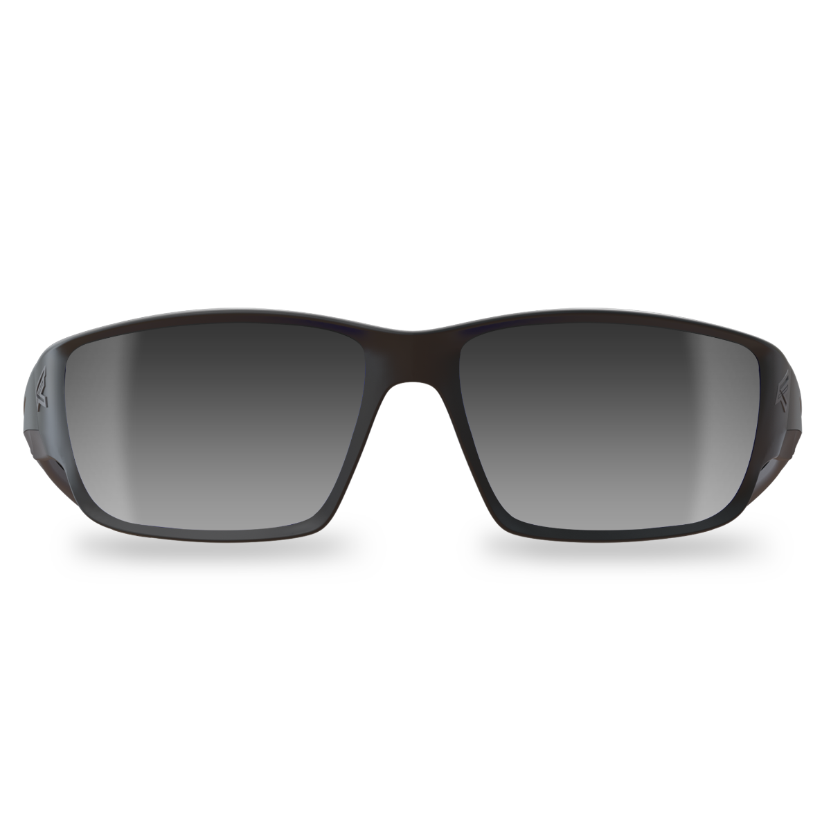 Edge Eyewear Kazbek Safety Glasses, Black Frame, Silver Mirror Lens SK117