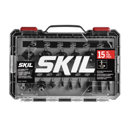 Skil 15 Pc. Carbide-Tipped Router Bit Set RTB7501