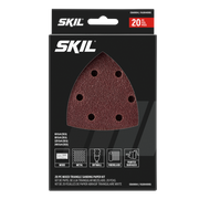 Skil 20-Piece Mixed Triangle Sanding Paper Kit CDA9004
