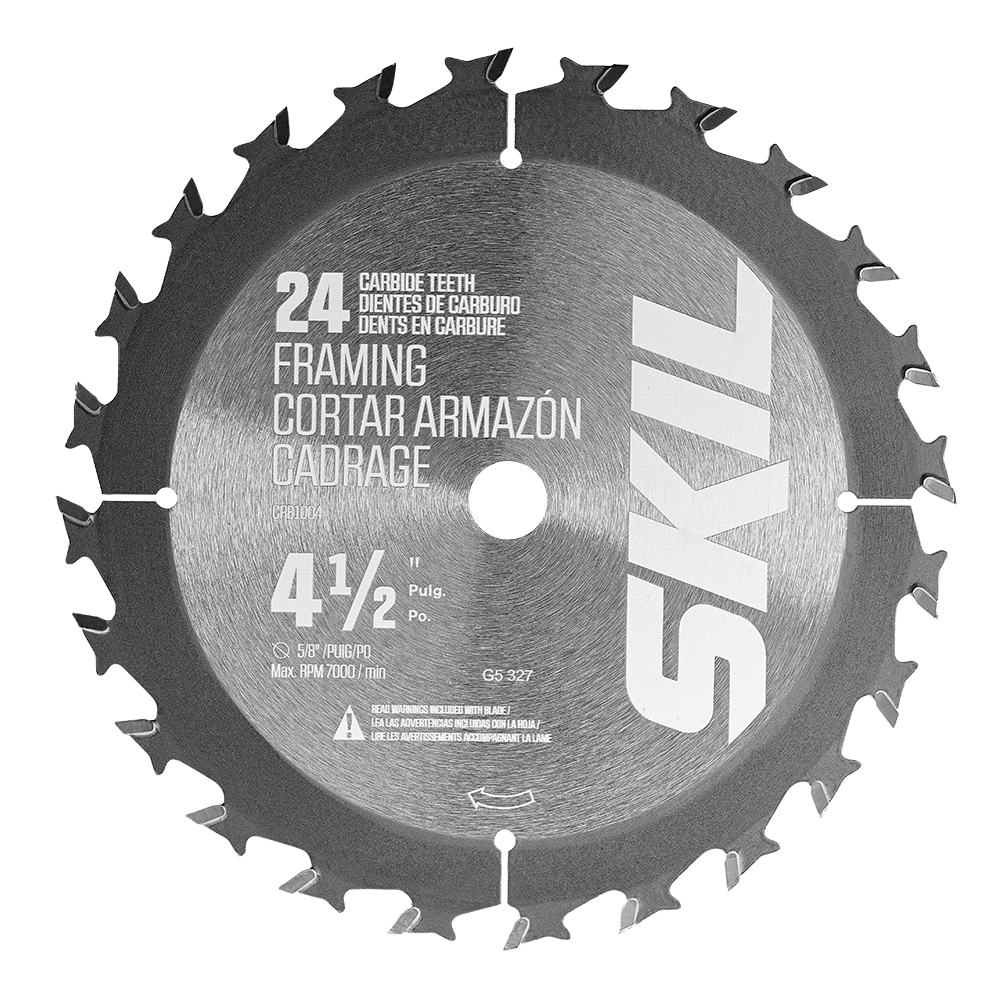 Skil 4-1/2 in. 24-Tooth & 40-Tooth Carbide Circular Saw Blade Set CRB1003-2