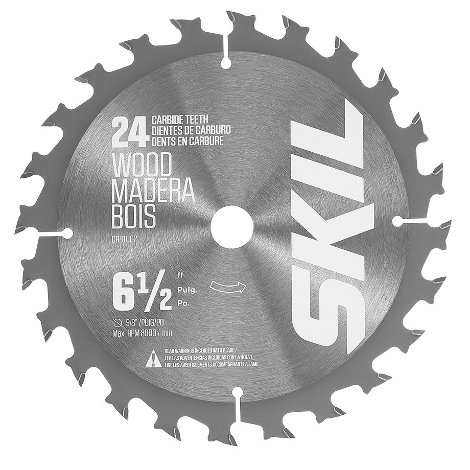 Skil 6-1/2 in. 24-Tooth Carbide Tipped Circular Saw Blade CRB1002