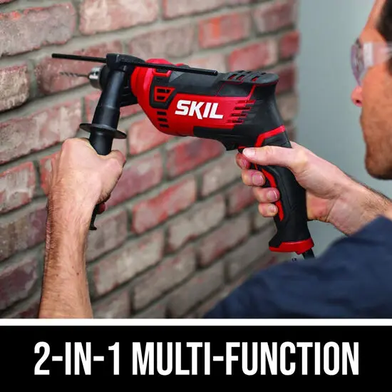 Skil 7.5 Amp 1/2 in. Hammer Drill with 100 Piece Screwdriving & Drilling Bit Set HD182002