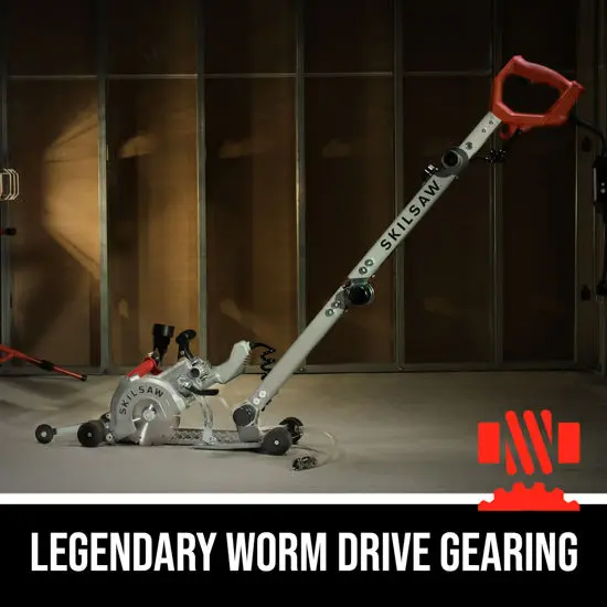 Skil 7 in. Walk Behind Worm Drive Skilsaw for Concrete SPT79A-10