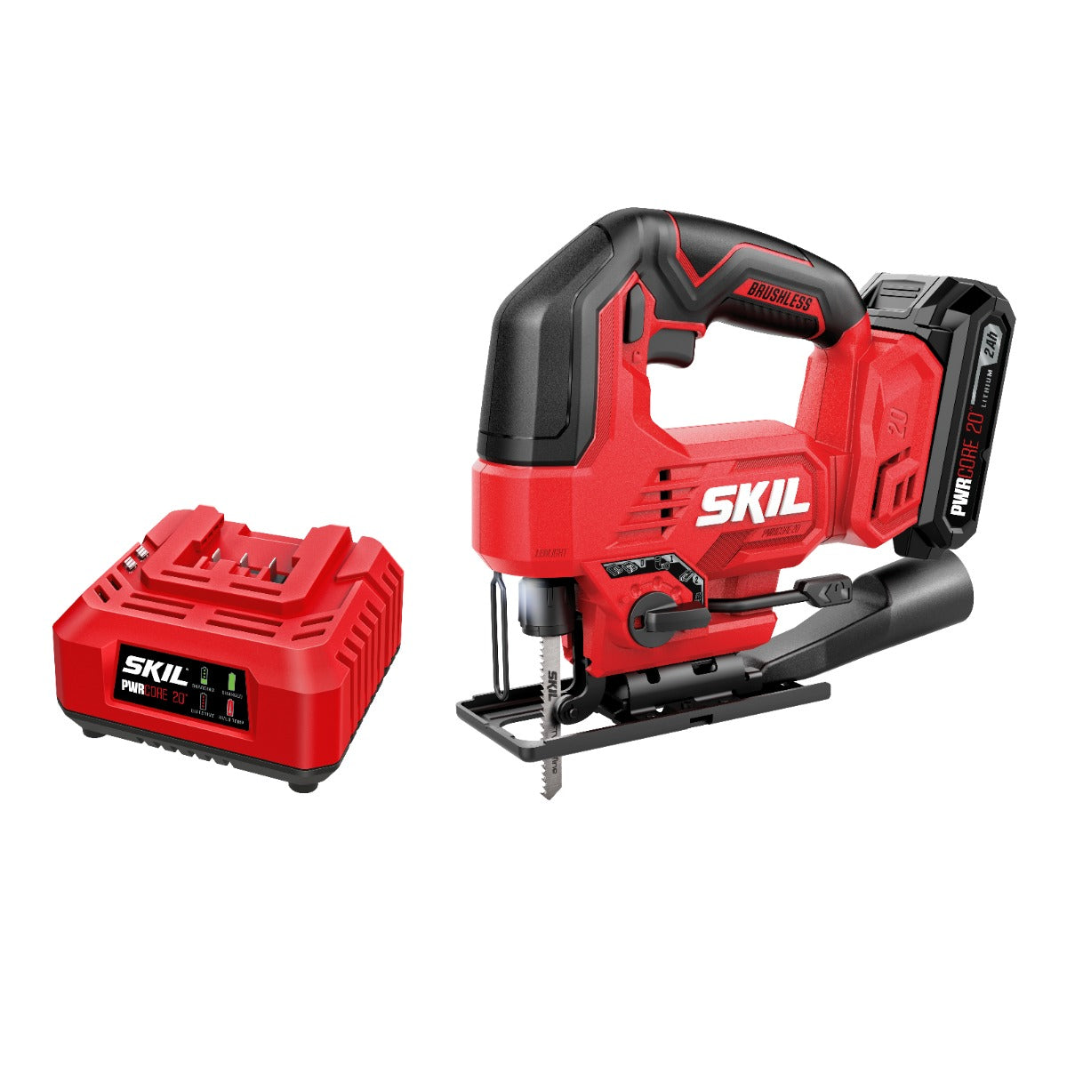 Skil PWR CORE 20 Brushless 20V Jigsaw Kit JS8290B-10