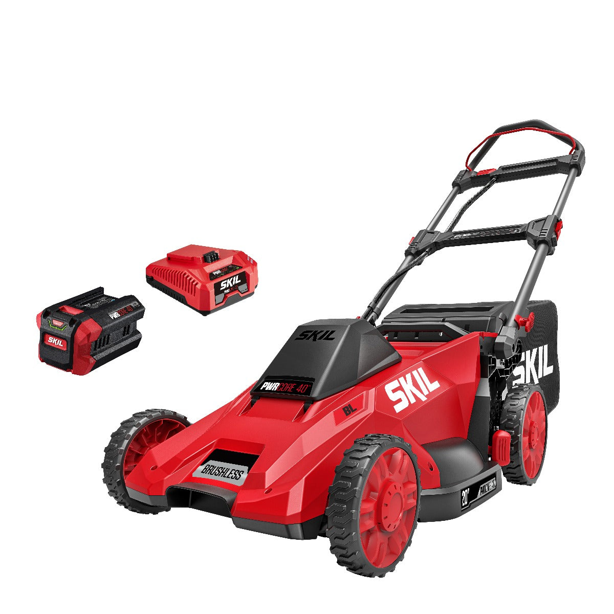 Skil 40V Brushless 20" Push Mower Kit PM4910-15