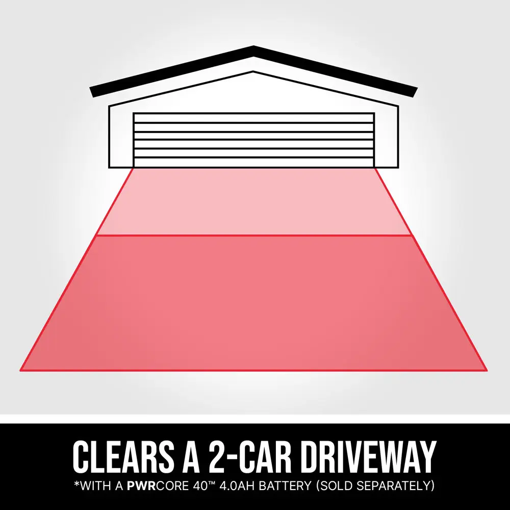 Skil PWRCORE 40 12 in. Snow Shovel Attachment PSS1200