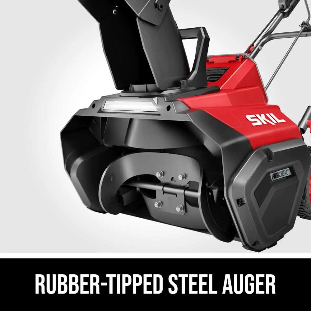 Skil PWR CORE 40 Brushless 40V 20 in. Single Stage Snow Blower Kit SB2001C-10