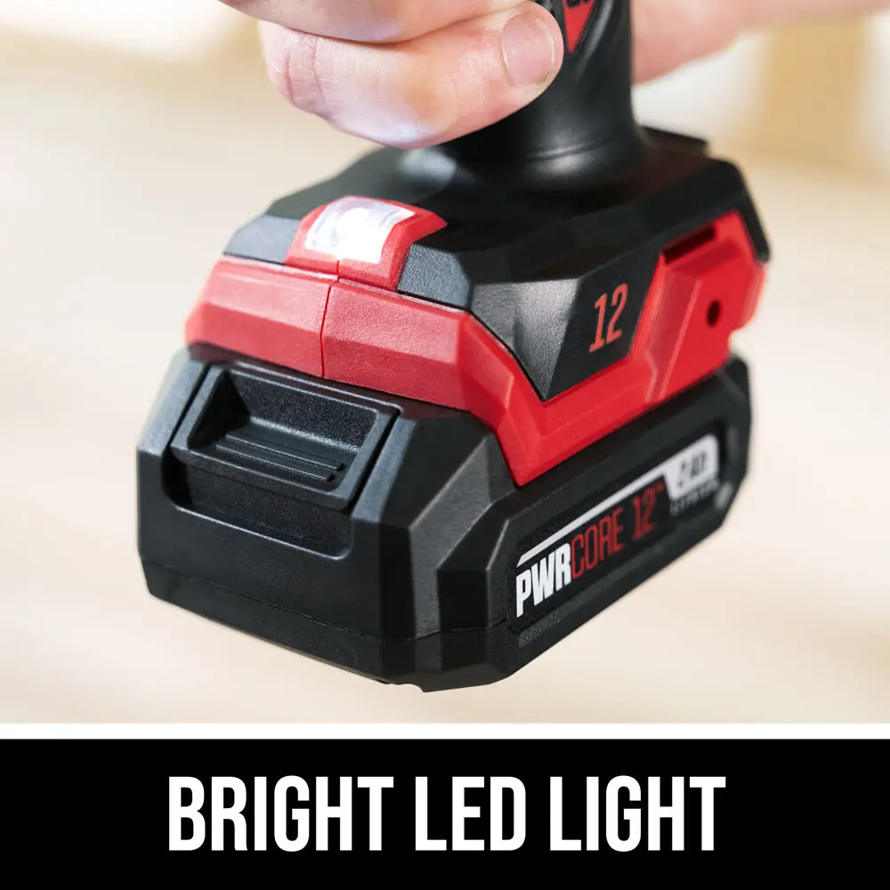 Skil PWRCORE 12 Brushless 12V 1/2 in. Compact Hammer Drill Kit HD6290A-10