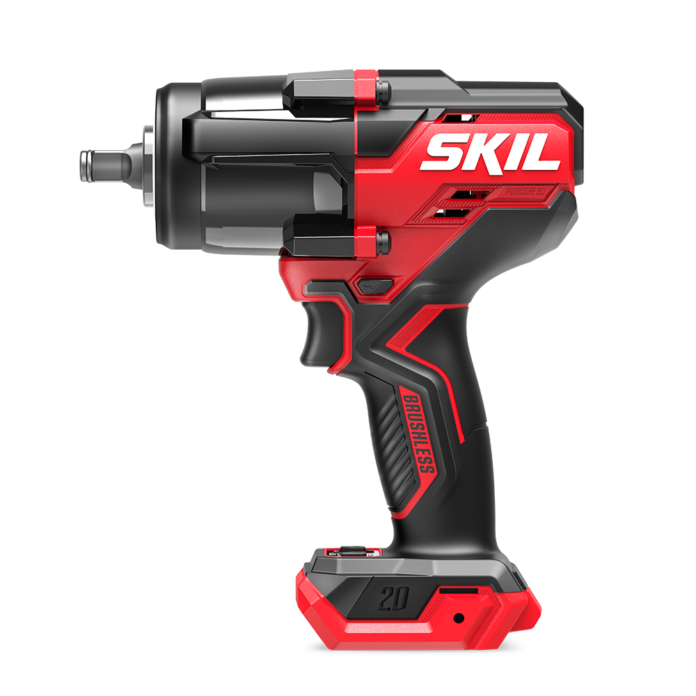 Skil PWRCORE 20 Brushless 20V 1/2 in. Mid-Torque Impact Wrench (Tool Only) IW5761B-00