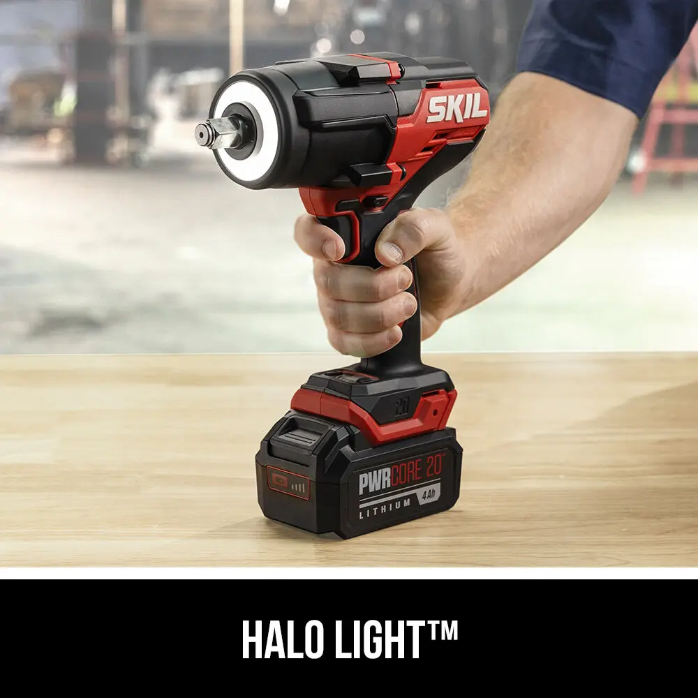 Skil PWRCORE 20 Brushless 20V 1/2 in. Mid-Torque Impact Wrench (Tool Only) IW5761B-00