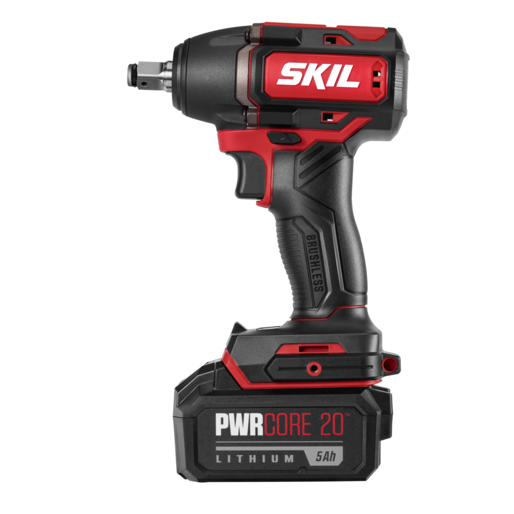 Skil PWRCore 20 Brushless 20V 1/2" Impact Wrench Kit IW5739-1A