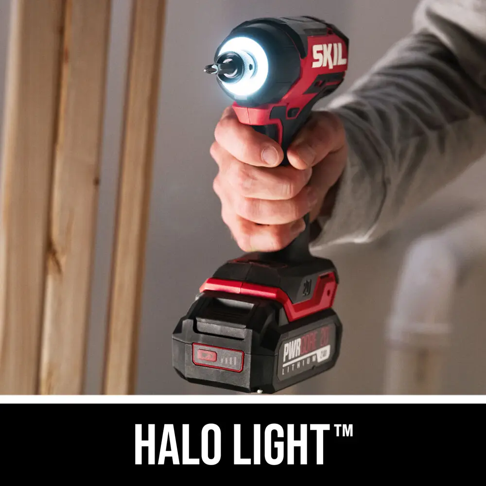 Skil PWRCORE 20 Brushless 20V 1/4 in. Hex Compact Impact Driver Kit ID6739B-10